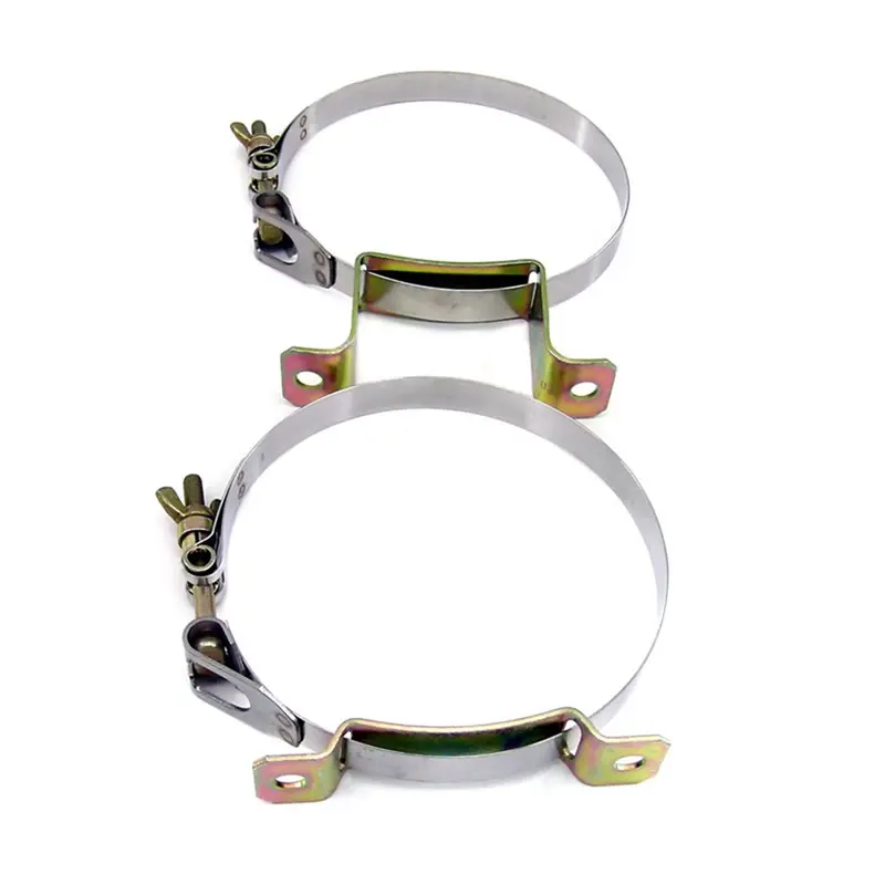 Nitrous Express Stainless Steel Mounting Brackets – Designed For 12Lb Composite Bottles (Part #11106C) 1