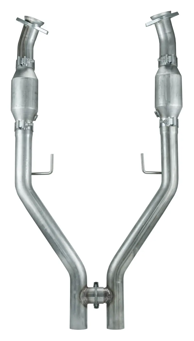 Pypes Performance Exhaust Hfm55E Exhaust H Pipe Catted For Long Tubes 05-10 Mustang 2.5 In H-Pipe Hardware Incl Natural 409 Stainless Steel Pypes Exhaust 1
