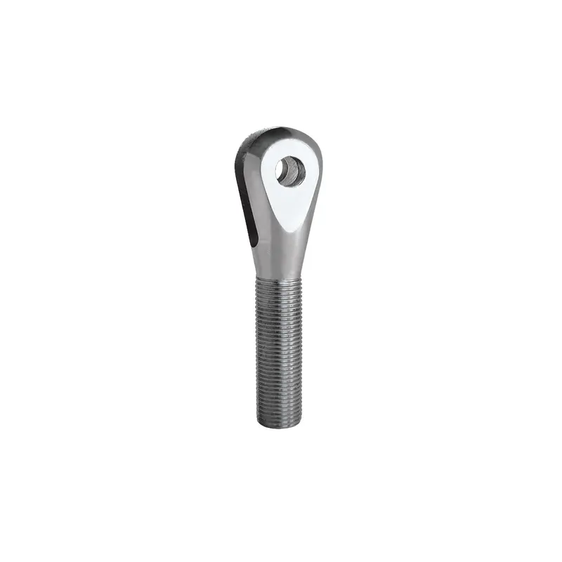 Qa1 Clevis Bracket – 1045 Steel, Zinc-Plated, Left-Hand Thread, 1/2"–3/4" Shaft, 3/8" Slot (Part #Cl8-12-1) 1