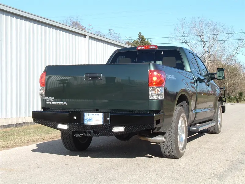 Ranch Hand Sbt071Bll Lighted Sport Series Rear Bumper – Compatible With Factory Receiver Hitch 1
