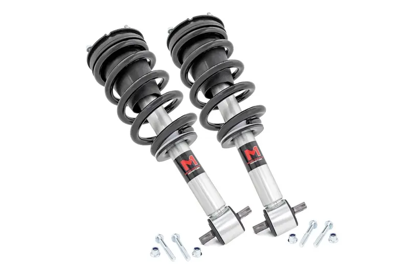 Rough Country Monotube Leveling Struts – Adjustable 0–2 Inch Lift For 2007–2014 Chevy/Gmc 1500 1