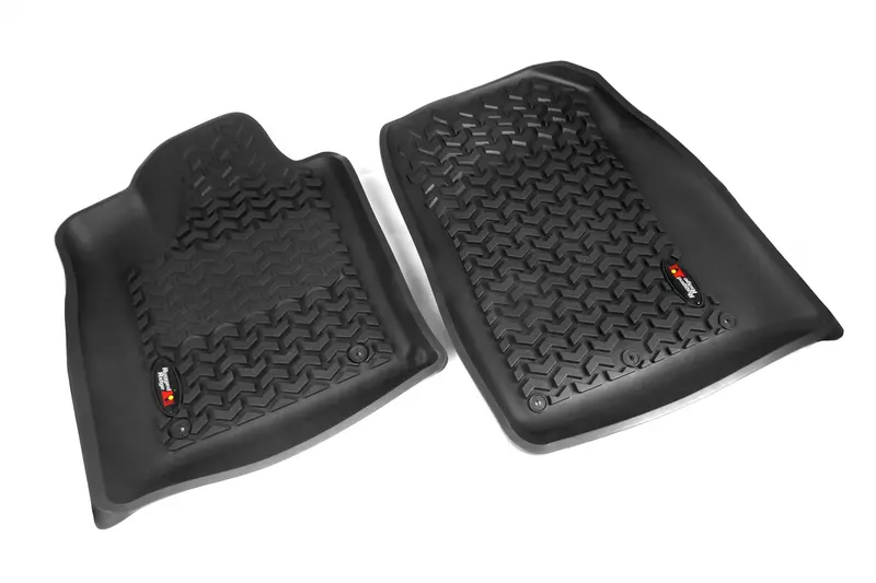 Rugged Ridge 12920.32 Floor Liner; Front; Black; 1