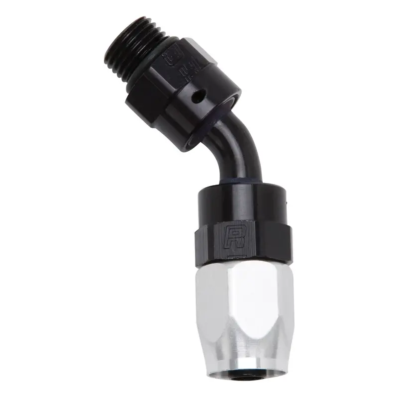 Russell Full-Flow 45-Degree Swivel Hose End With Radius Port 1
