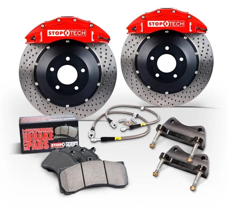 Stoptech 83.B34.004G.24 Rear Big Brake Kit With Two-Piece Rotors 1