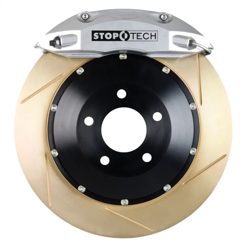 Stoptech Big Brake Kit – Front 2-Piece Slotted Rotors (Model 83.858.4700.63) 1