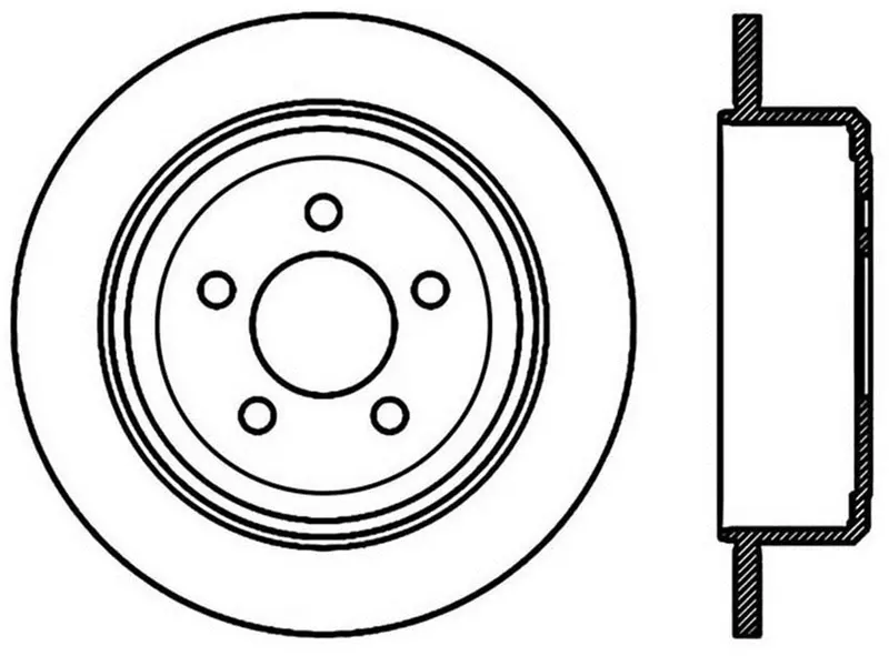 Stoptech Sport Cross-Drilled Rear Right Brake Rotor – High-Performance Replacement For Enthusiasts 1