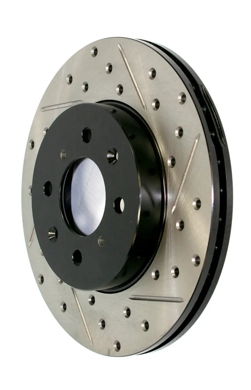 Stoptech Sport Front Right Brake Rotor – Drilled & Slotted Design (127.61022R) 1