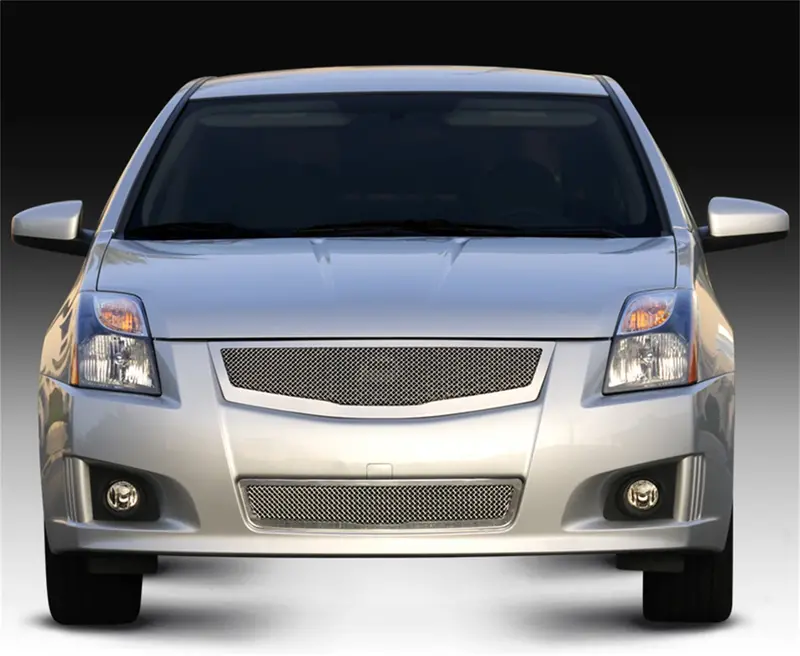 T-Rex Grilles Upper Class Mesh Front Grille – Sleek Stainless Steel Design 1
