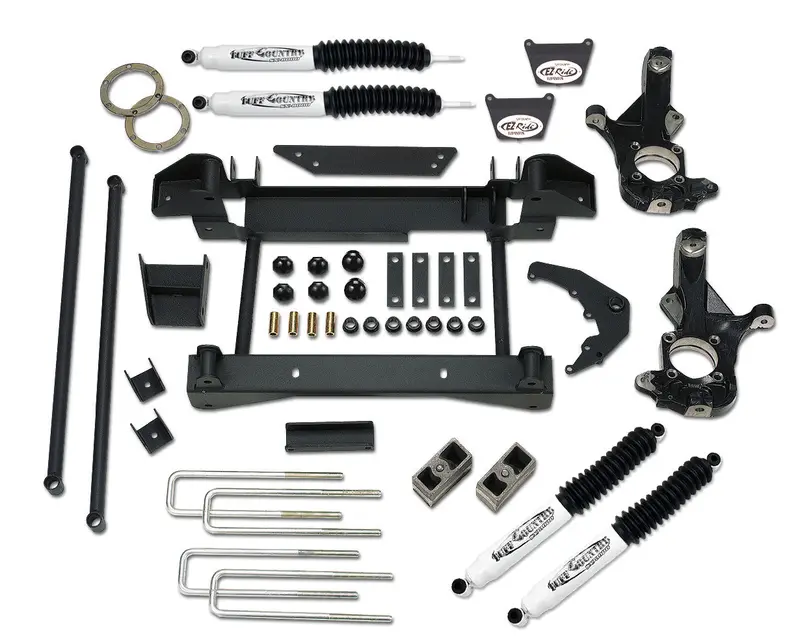 Tuff Country 16990Kn 6 Inch Lift Kit 01-06 Silverado/Sierra 3500 / 3500Hd W/1 Piece Sub Frame And Sx8000 Shocks Tuff Country 1