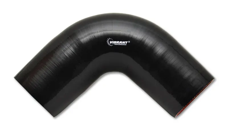 Vibrant Performance 2843 4 Ply 90 Degree Elbow; 1.75 In. I.D. X 7 In. Leg Length; Black; 1