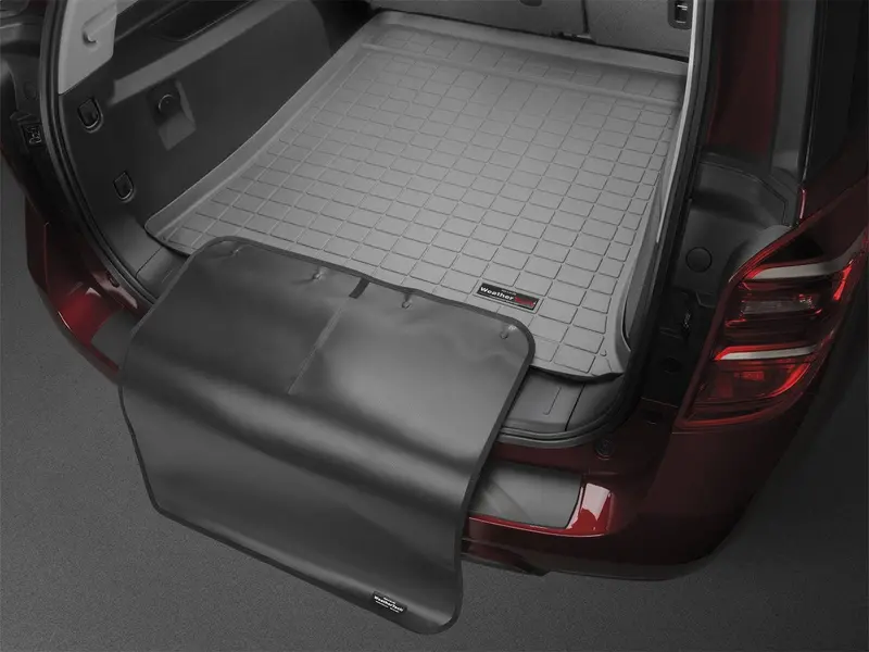 Weathertech 421360Sk Custom Cargo Liner With Bumper Protector – Gray, Fits Behind Second Row 1