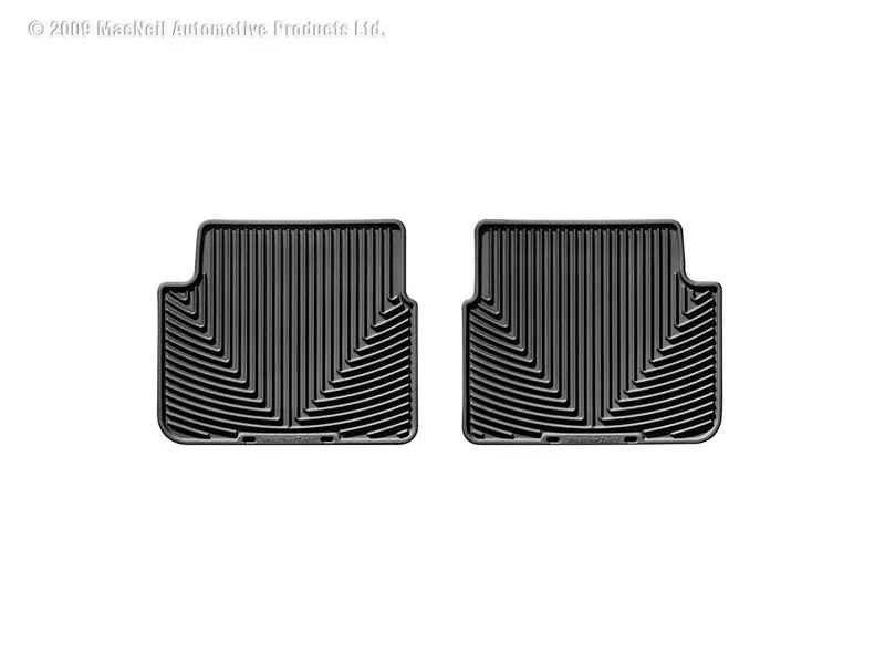Weathertech All-Weather Rear Floor Mats – Premium Black Trim Fit 1