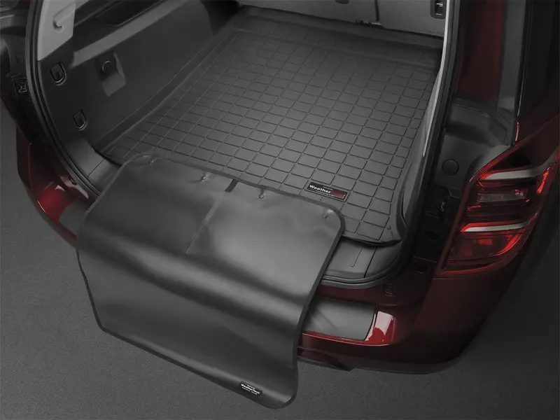 Weathertech Cargo Liner With Bumper Protector – Cocoa-Colored, Designed For Vehicles Without Flat Load Shelf 1