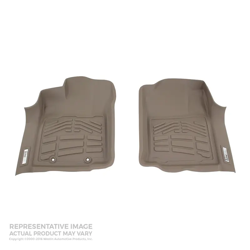 Westin Sure-Fit Front Floor Liners – Tan, 2-Piece Custom Fit Protection 1